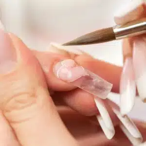 custom nail art on acrylic nails angel cape coral