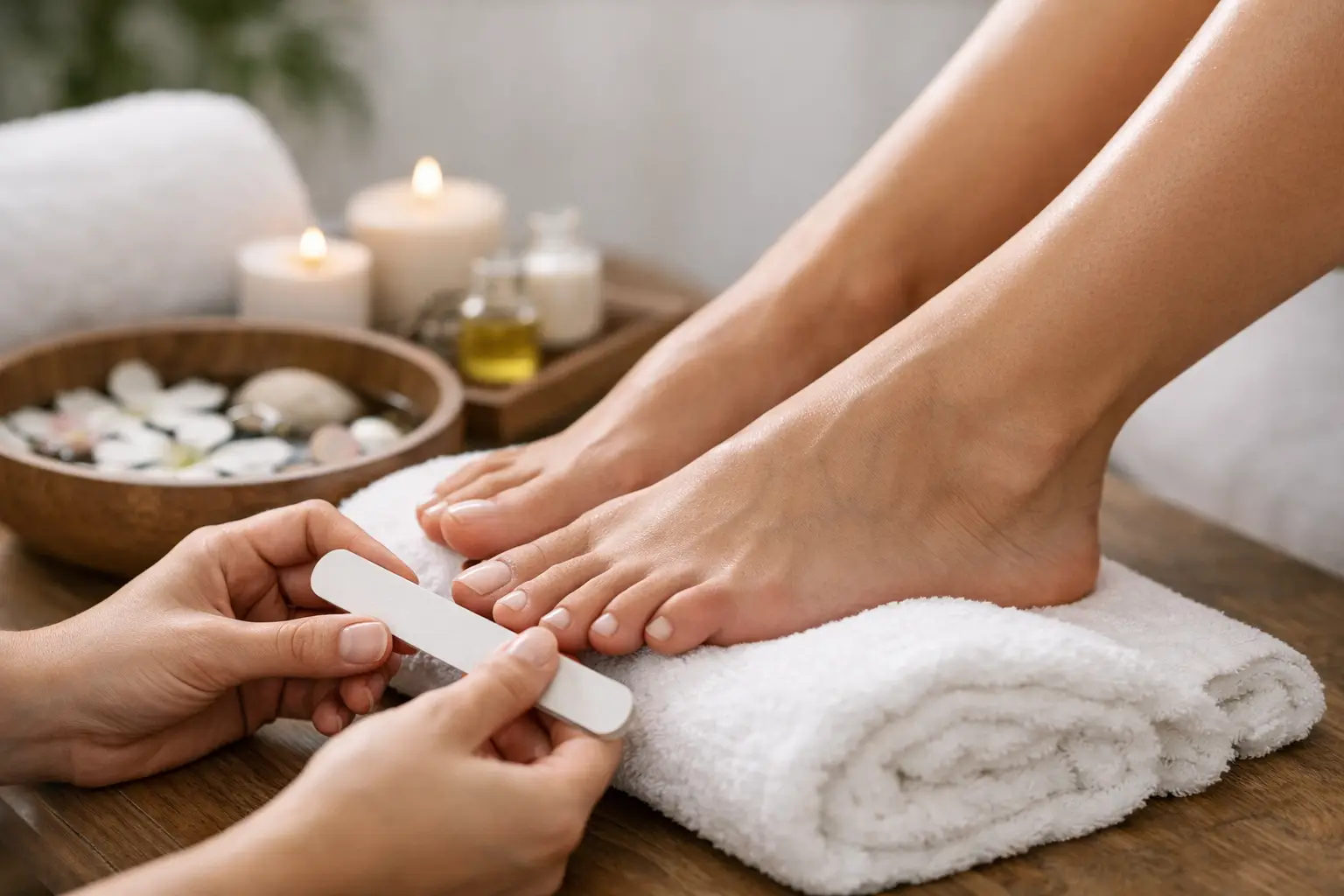 Spa pedicure chairs at Angel's Nails